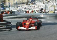 F1: la Ferrari F2001 di Schumacher rivive durante il GP di Monaco