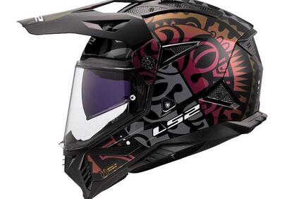 casco integrale LS2 MX702 Pioneer 2 nero - Annuncio 9691181