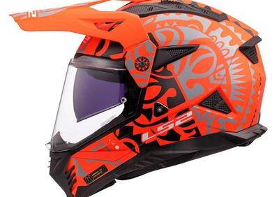 casco integrale LS2 MX702 Pioneer 2 arancio opaco - Annuncio 9691182
