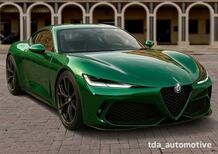 Alfa Romeo Giulia S Coupé, ispirata dalla 33 Stradale [RENDER]