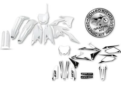 Kit plastiche+decals Ufo Stokes Suzuki Bianco UFO  - Annuncio 8962867