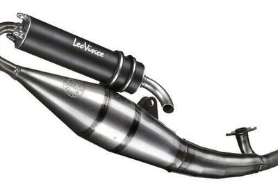 Scarico Leovince HAND MADE TT BLACK per MBK NITRO - Annuncio 9525775