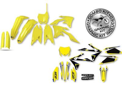 Kit plastiche+decals Ufo Stokes Suzuki Bianco UFO  - Annuncio 8962867