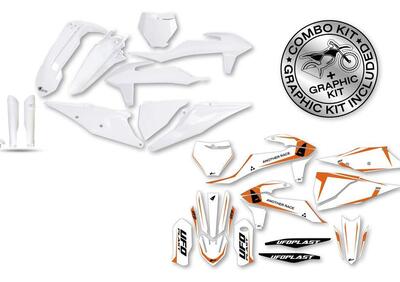 Kit plastiche+decals Ufo Stardust Ktm Bianco UFO  - Annuncio 8984276
