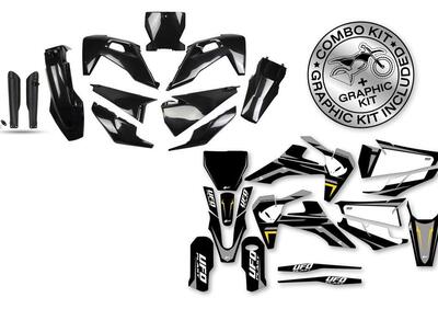 Kit plastiche+decals Ufo Stokes Husqvarna Nero UFO  - Annuncio 8979159