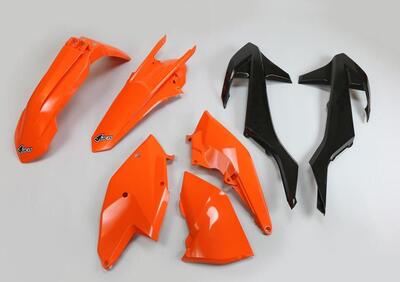 Kit plastiche moto UFO Ktm EXC 125 17-19 colore or  - Annuncio 8987207