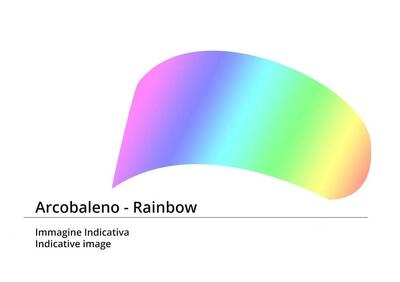 Visiera Race X antigraffio iride rainbow per casch Agv - Annuncio 8976979