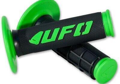 Coppia manopole UFO CHALLENGER Cross-Enduro Verde  - Annuncio 8982308