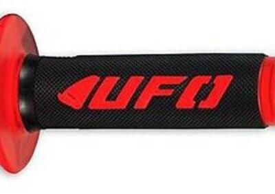 Coppia manopole UFO CHALLENGER Cross-Enduro Rosso  - Annuncio 8982309