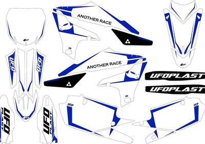 Kit grafica Ufo Tecna per Yamaha Bianco UFO  - Annuncio 8986434