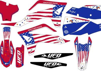 Kit grafica Ufo Patriot per Gas Gas Rosso UFO  - Annuncio 8986436