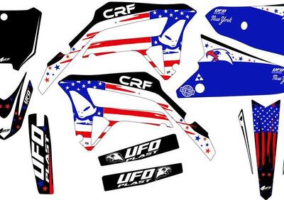 Kit grafica Ufo Patriot per Honda Nero UFO  - Annuncio 8986437