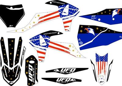 Kit grafica Ufo Patriot per Ktm Nero UFO  - Annuncio 8986439