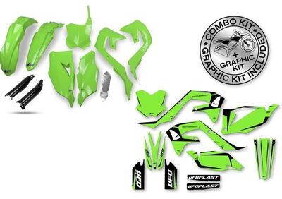 Kit plastiche+decals Ufo Apodis Kawasaki Nero UFO  - Annuncio 8989529