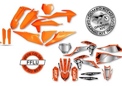 Kit plastiche+decals Ufo Stokes Ktm oem UFO  - Annuncio 8984267