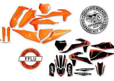 Kit plastiche+decals Ufo Apodis Ktm Arancione fluo  - Annuncio 8981601
