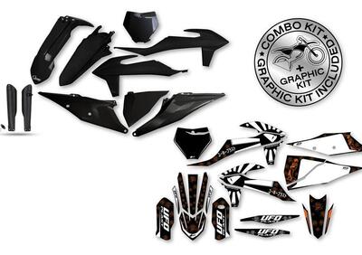 Kit plastiche+decals Ufo Stardust Ktm Nero UFO  - Annuncio 8981602