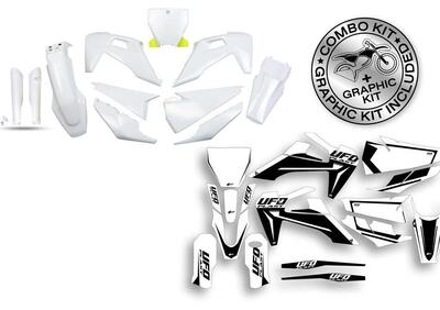 Kit plastiche+decals Ufo Patriot Ktm Bianco UFO  - Annuncio 8986635