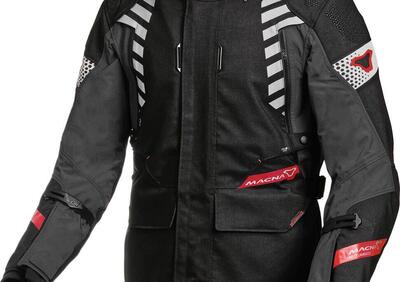 Giacca moto touring Macna Ultimax Nero Rosso - Annuncio 9709633