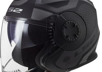 Casco jet LS2 OF570 VERSO MARKER Nero opaco Titani - Annuncio 9709708