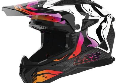 casco offroad LS2 MX708 Fast 2 bianco - Annuncio 9715121