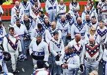 Cinquanta Evel Knievel a Londra per celebrare il grande stuntman