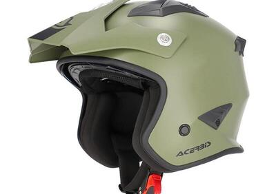 Casco Jet Acerbis Aria Verde Militare - Annuncio 9722203