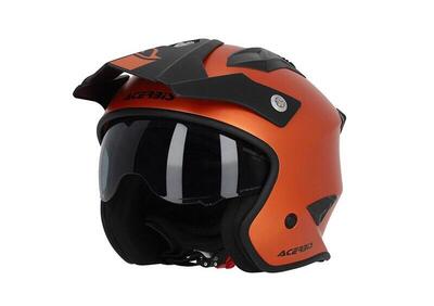 Casco Jet Acerbis Aria Metallic Arancio - Annuncio 9722227