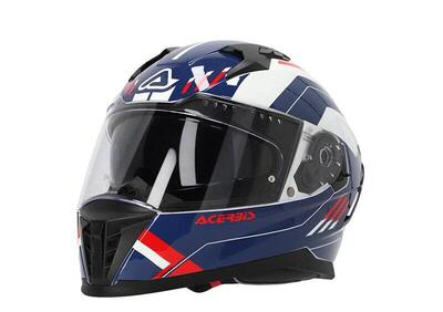 Casco Integrale Acerbis X-Way Graphic Bianco Blu R - Annuncio 9722230