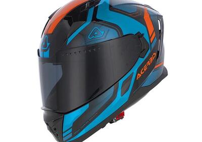 Casco Integrale Acerbis X-Way Graphic Blu Arancio - Annuncio 9722233