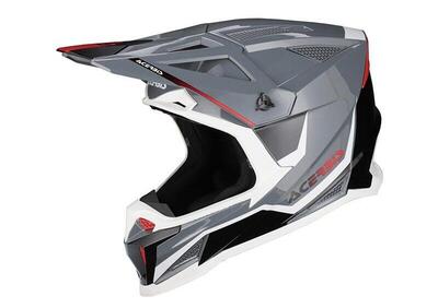 Casco Cross Acerbis T711 In Fibra Grigio - Annuncio 9722241