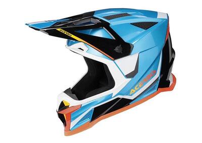 Casco Cross Acerbis T711 In Fibra Azzurro - Annuncio 9722242