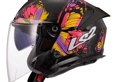 casco jet LS2 OF618 Verso 2 Wingz nero - Annuncio 9727553