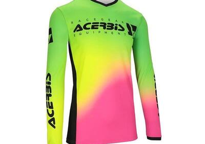 Maglia Cross Acerbis Mx J-Track Stabi Fucsia Giall - Annuncio 9729420
