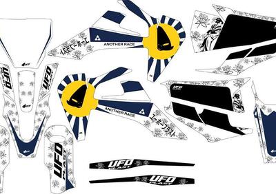 Kit grafica Ufo Akaishi per Husqvarna Bianco UFO  - Annuncio 8984110