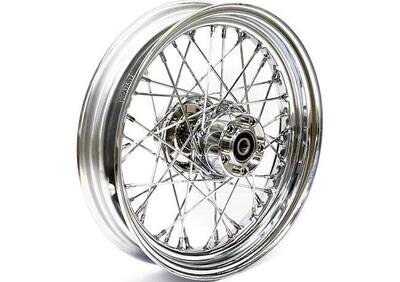 Ruota posteriore 16 x 3,5 - 40 raggi cromata Custo  - Annuncio 8559368