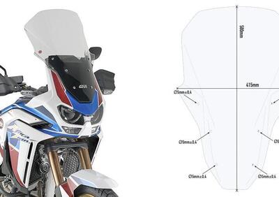 Cupolino Alto Givi D1178ST per HONDA Africa Twin A - Annuncio 8957437