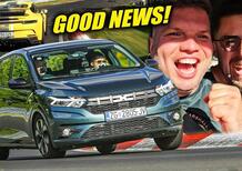 La Dacia Sandero al Nürburgring: più lenta del buffering su rete 3G, ma con stile [VIDEO]