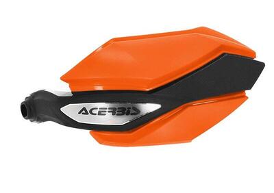 Coppia paramani Acerbis Argon Arancio Nero - Annuncio 9395135