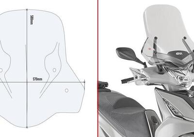 Parabrezza Givi 6114DT per KYMCO Agility 300 R16 ( - Annuncio 8962585