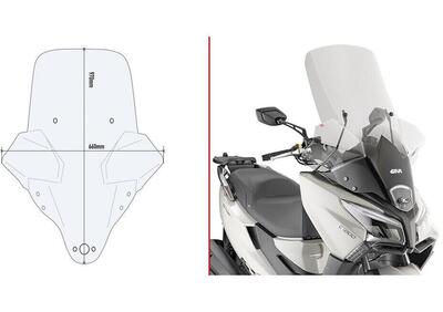 Parabrezza Givi 6115DT trasparente per KYMCO X-Tow - Annuncio 8962586