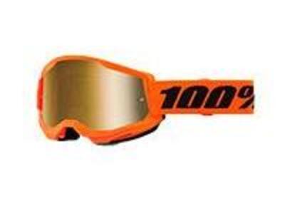 Occhiali Cross 100% Strata 2 Neon Arancio Lente Sp  - Annuncio 8943589