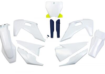 Kit plastiche completo UFO per Husqvarna Bianco Bl  - Annuncio 8974065