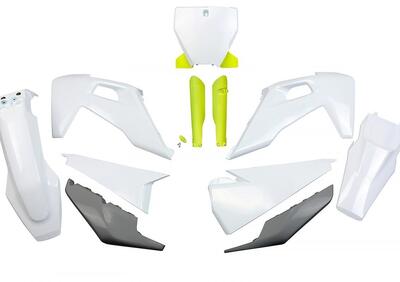 Kit plastiche completo UFO per Husqvarna Bianco Gi  - Annuncio 8974066