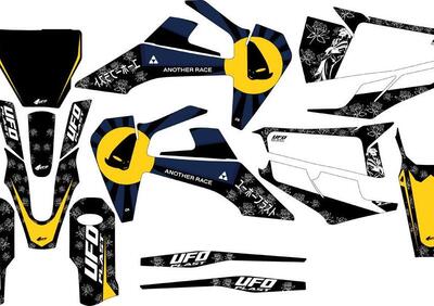 Kit grafica Ufo Akaishi per Husqvarna Nero UFO  - Annuncio 8954626