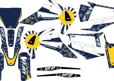Kit grafica Ufo Akaishi per Husqvarna Blu UFO  - Annuncio 8954628