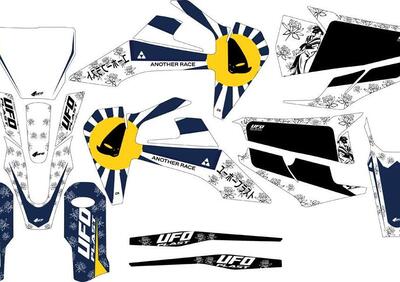 Kit grafica Ufo Akaishi per Husqvarna oem UFO  - Annuncio 8976229
