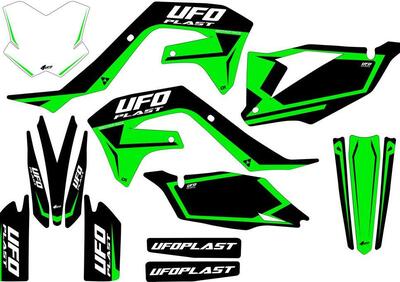 Kit grafica Ufo Stokes per Kawasaki Nero UFO  - Annuncio 8976230