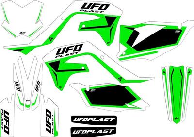 Kit grafica Ufo Stokes per Kawasaki Bianco UFO  - Annuncio 8976231