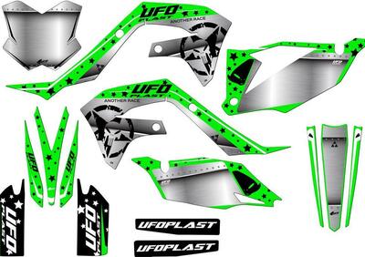 Kit grafica Ufo Stardust per Kawasaki oem UFO  - Annuncio 8952090